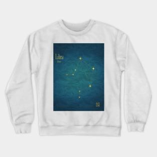 Night Sky Constellations - Libra Crewneck Sweatshirt